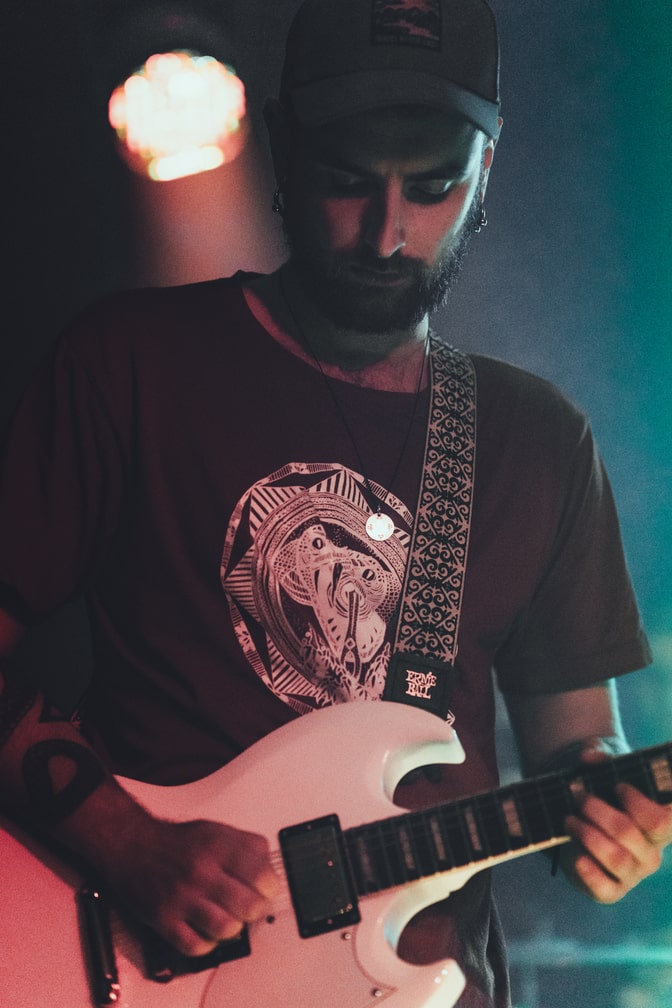 Photo of Weedow during concert, 2024/09/27@Warsztat, Kraków, ©Kuba Kazanowski